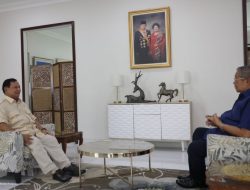 Momen Prabowo Bertemu Empat Mata dengan SBY di Pacitan